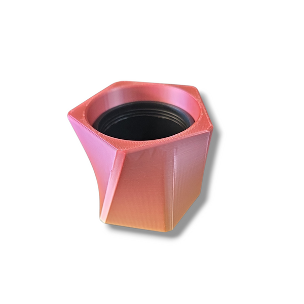 Small Plato Pot - Silk Pink/Orange