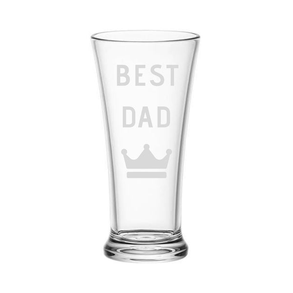 Custom Etched Pilsner Beer Glass